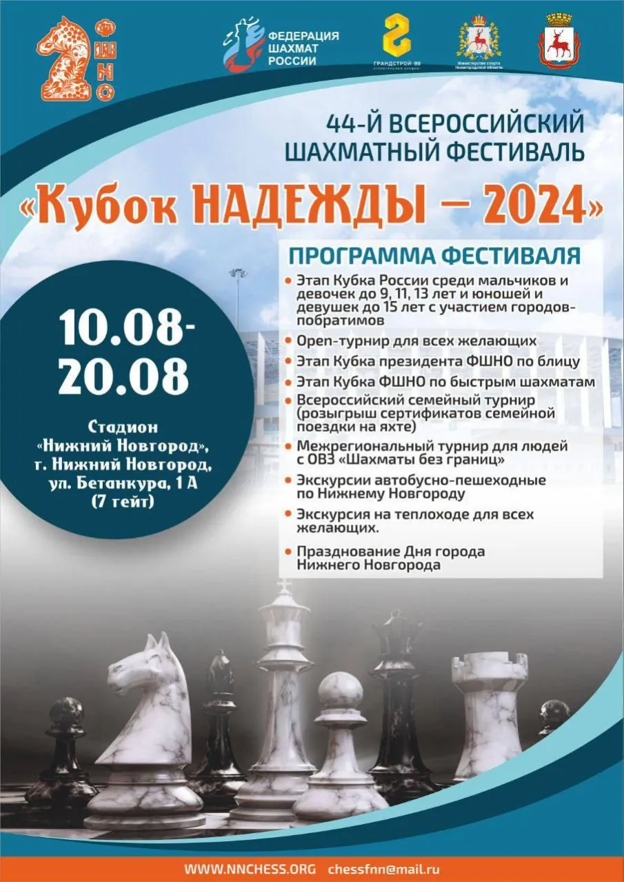 Вновь достаем свои шахматные доски! 